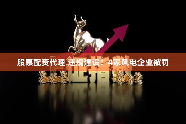 股票配资代理 违规建设！4家风电企业被罚