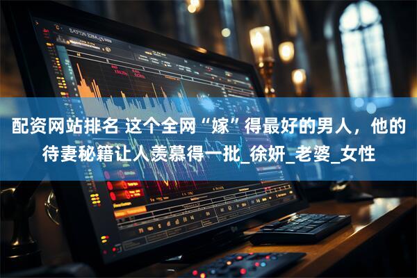 配资网站排名 这个全网“嫁”得最好的男人，他的待妻秘籍让人羡慕得一批_徐妍_老婆_女性